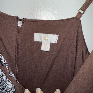 Charming Charlie Brown Maxi Floral Dress